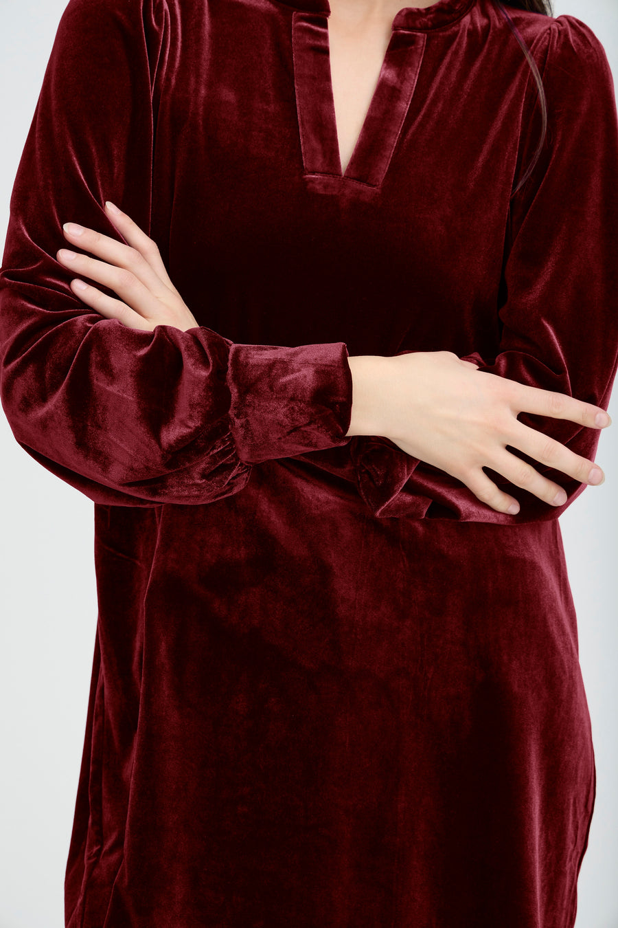 Barbara Dress in Fig