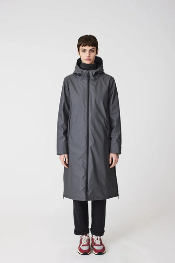 Tormenta Waterproof Coat in Magnet