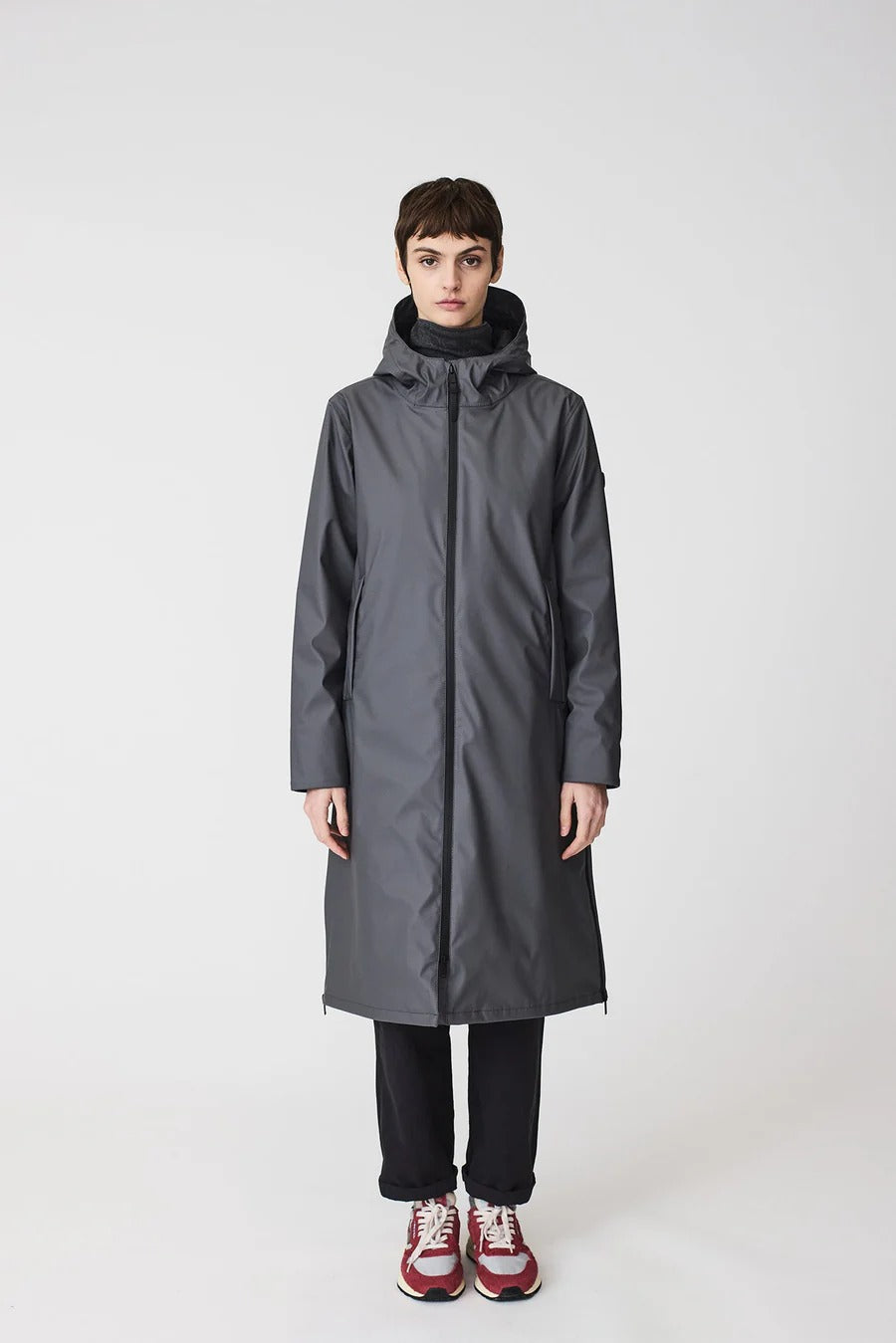 Tormenta Waterproof Coat in Magnet