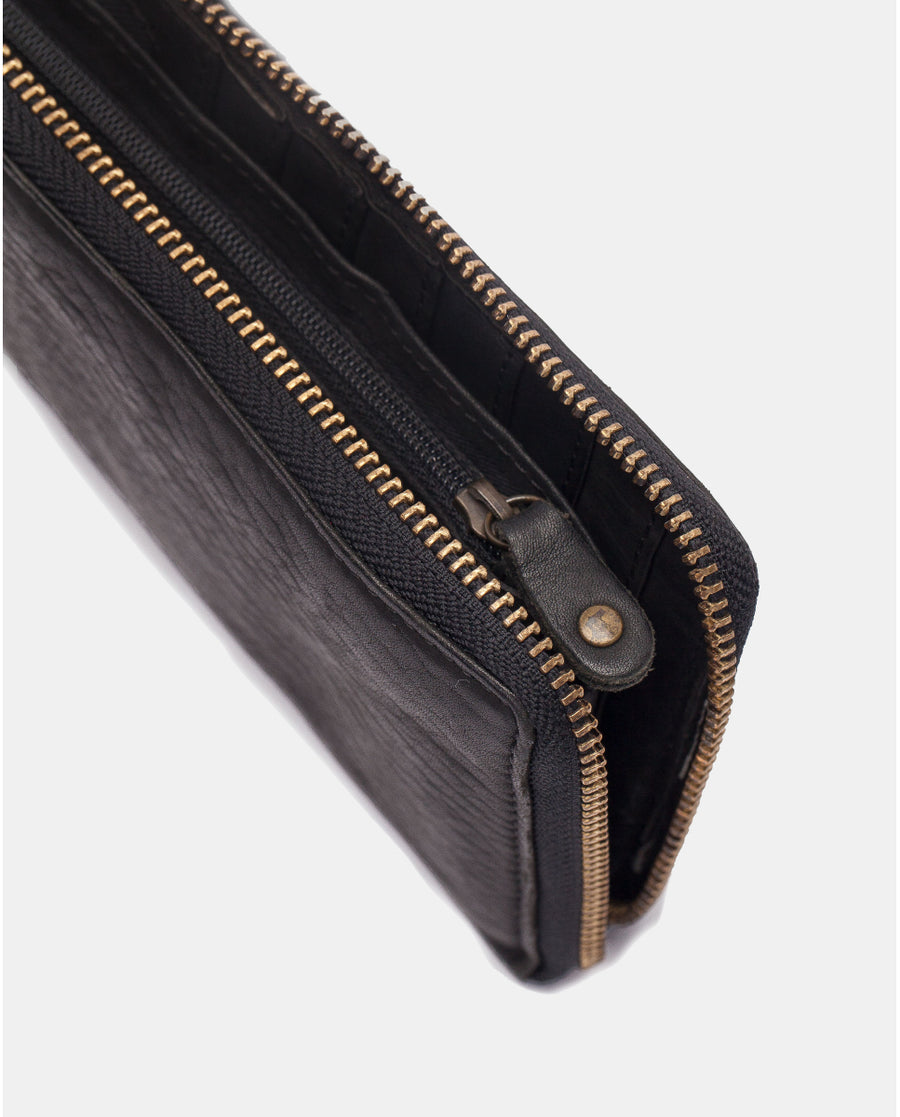 Leather wallet BIBA Boston in Black