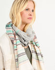 Long Ethnic Print Scarf