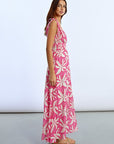 Long Flowing Printed Dress