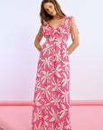 Long Flowing Printed Dress