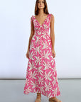 Long Flowing Printed Dress