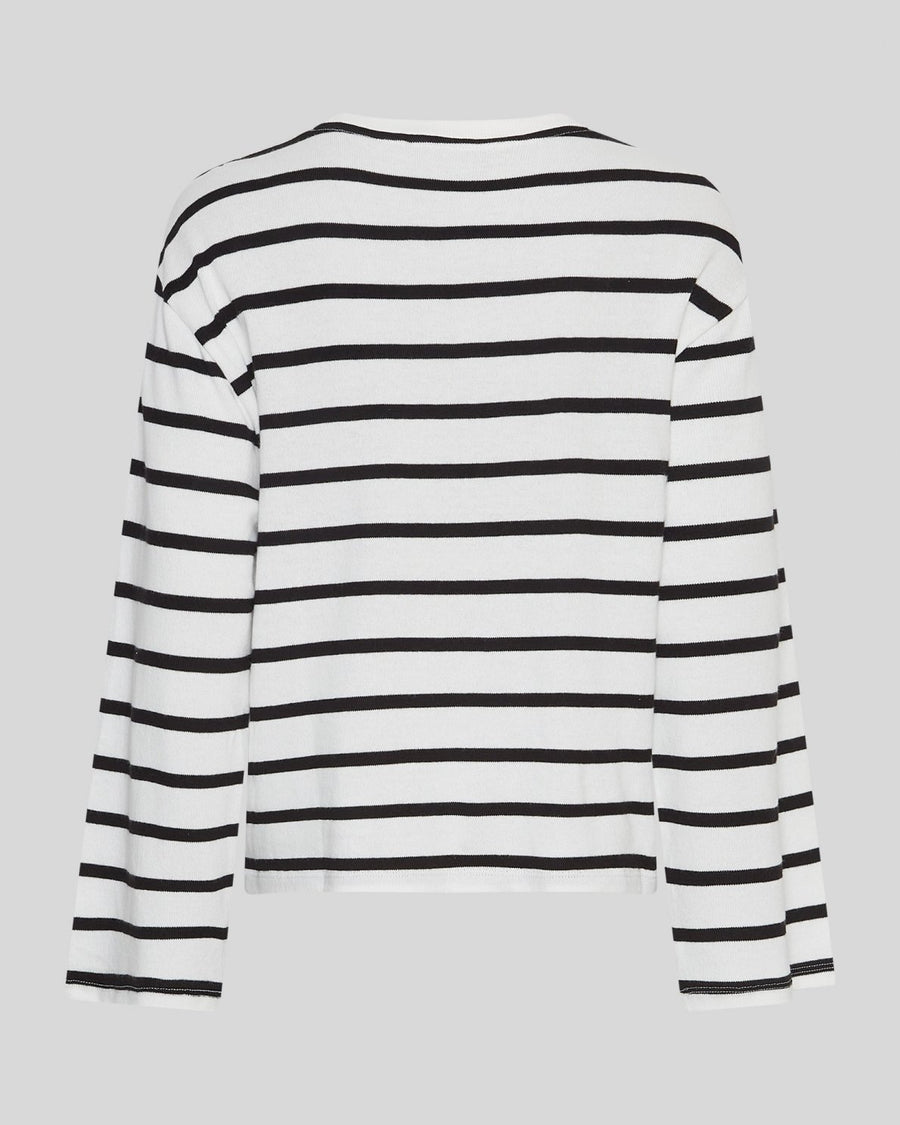 Kemba Bahara Pullover in Ice with Black Stripes