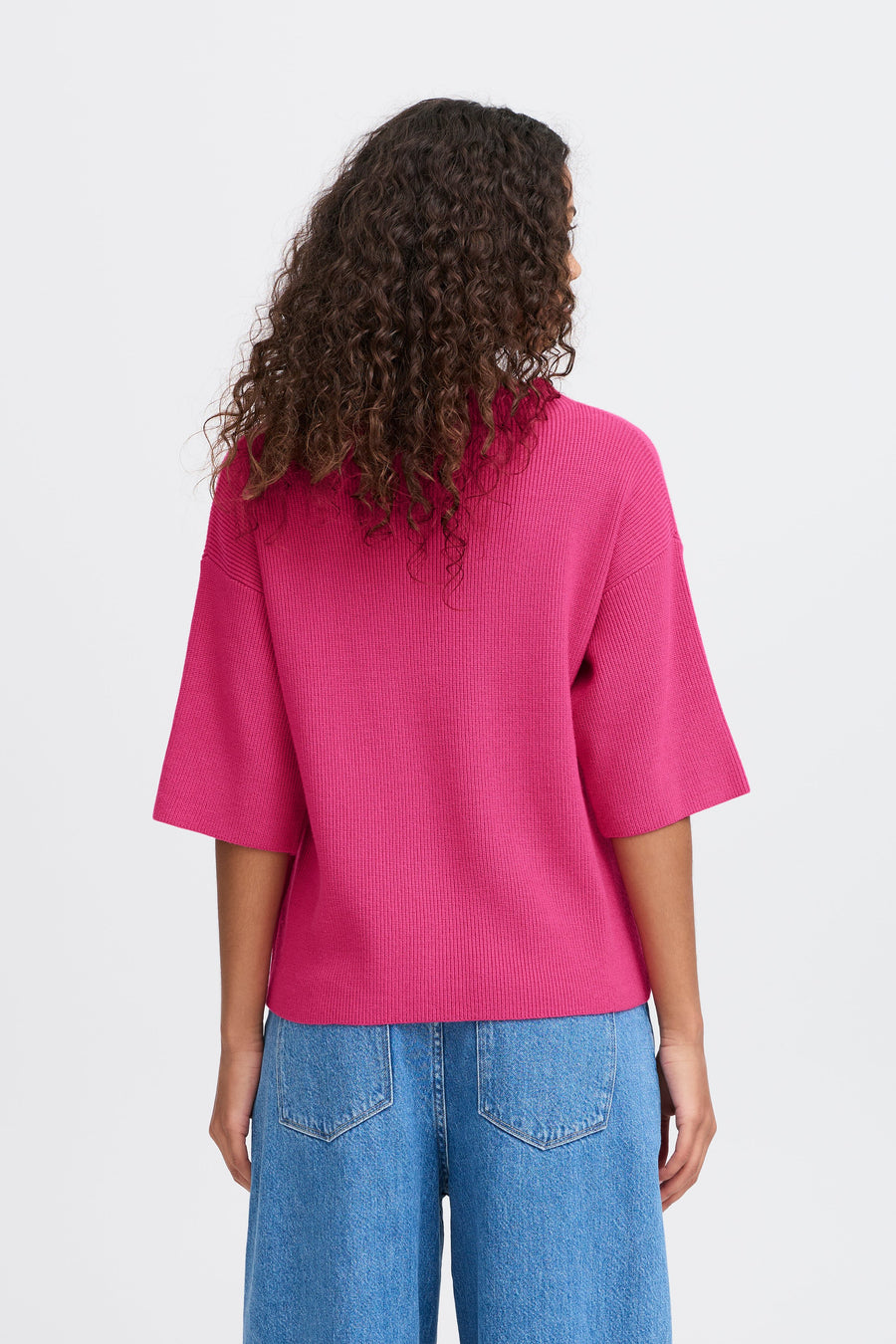 Boston Knitted Pullover in Pink