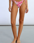 Bikini Bottom in Pink Caracol Pattern