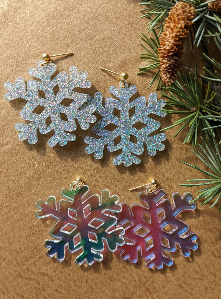 Christmas Snowflake Iridescent