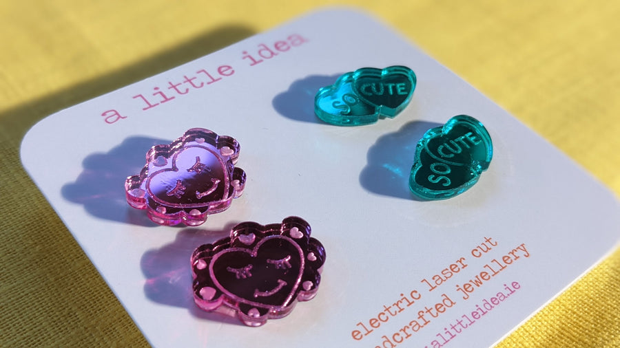 Kids Studs | Heart Pack