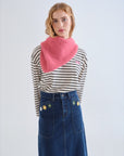 Pink Triangular Bandana