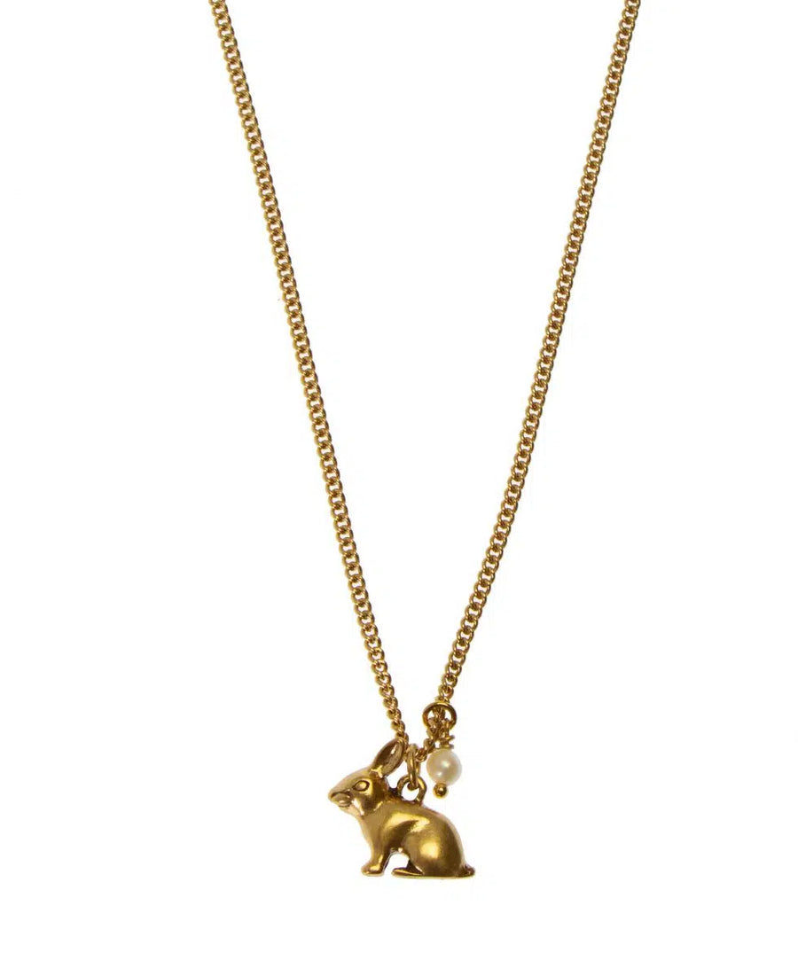 Golden Rabbit Necklace