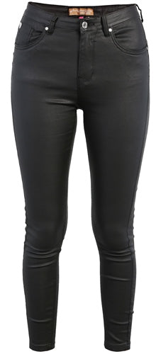 Rosanna Leather Jeans in Black