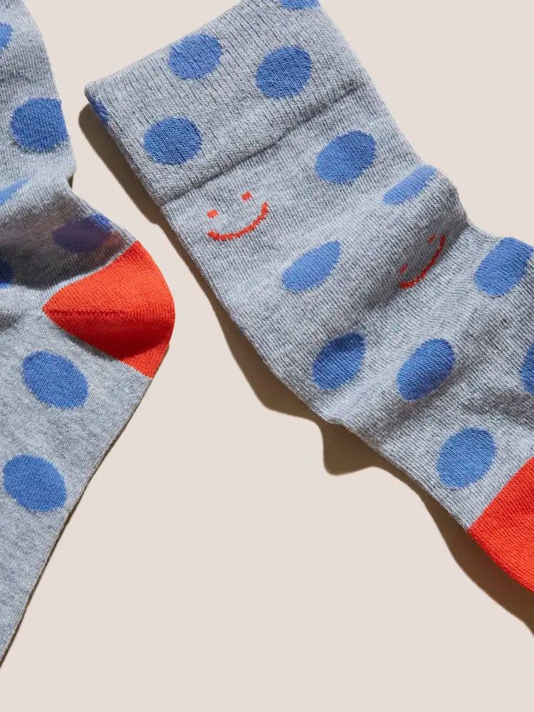 Smiley Spot Socks