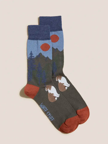 Scenic Dog Socks