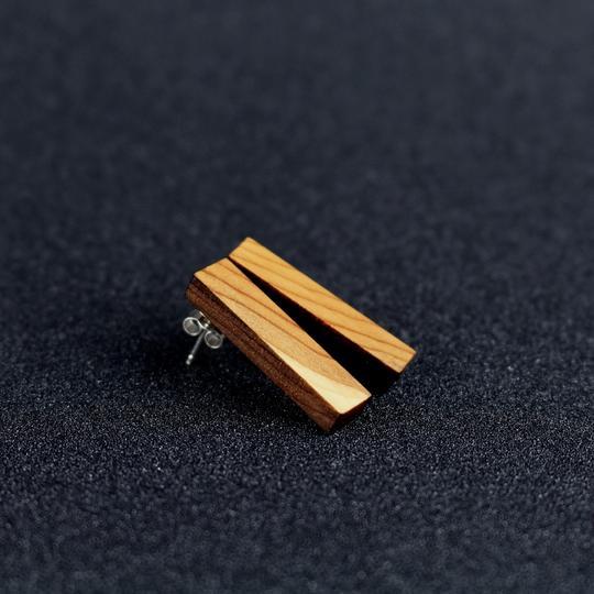 Rectangle Stud Earrings