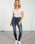 Ena High Rise Jeans in Mid Wash