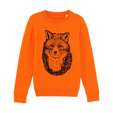 Fox Sweatshirt | Orange