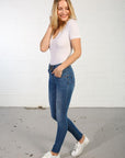Ally Skinny Jeans in Mid Wash