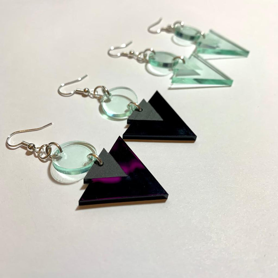 Pyramid Drop Etched Pyramid Drop – Olive and Crew