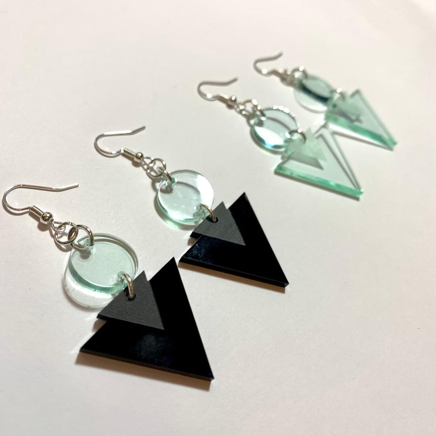 Pyramid Drop Etched Pyramid Drop – Olive and Crew