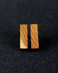 Rectangle Stud Earrings