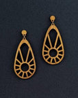 Sundial Pendant Earring