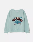 Floral Daisy Print Sweatshirt