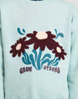 Floral Daisy Print Sweatshirt