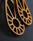Sundial Pendant Earring