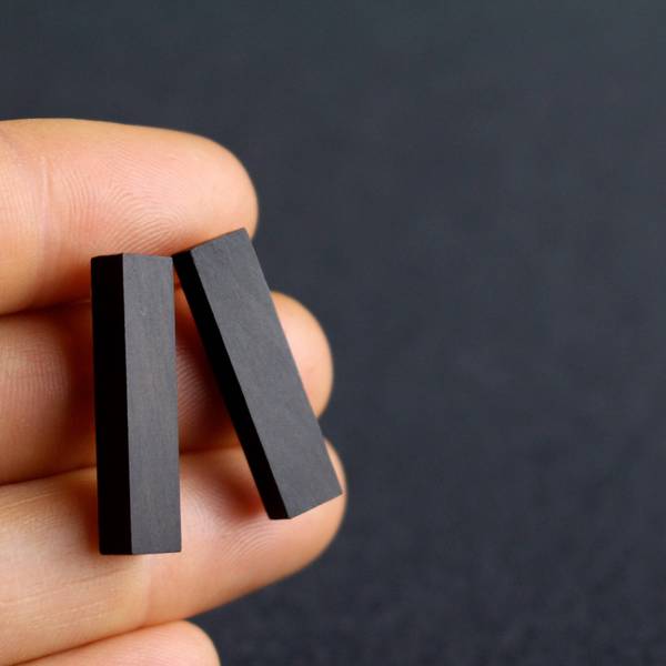 Rectangle Stud Earrings